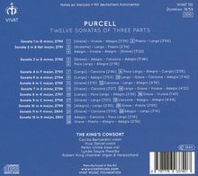 Henry Purcell (1659-1695): Sonatas of 3 Parts (Triosonaten) Nr.1-12, CD