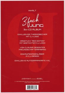 Claudia Jung: 3fach Jung (limitierte Fanbox) (Red Edition), 3 CDs und 1 Merchandise