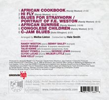 Texte: 
1. AFRICAN COOKBOOK (Randy Weston) 21:55
Musiker: RANDY WESTON (piano), BENNY BAILEY (trumpet)
Logo: IN+OUT Records