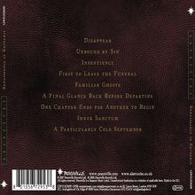 Titel von Liedern: "Disappear", "Unbound by Sin", "Insentience", "First to Leave the Funeral", "Familiar Ghosts".