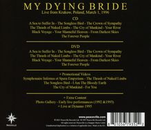 My Dying Bride: For Darkest Eyes, 1 CD und 1 DVD