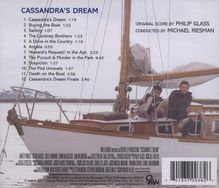 Philip Glass (geb. 1937): Filmmusik: Cassandra's Dream - Soundtrack, CD