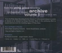 Philip Glass (geb. 1937): Philip Glass Recording Archive Vol.2 - Orchestermusik, CD