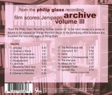 Philip Glass (geb. 1937): Filmmusik: Philip Glass Recording Archive Vol.3 - Film Scores, CD