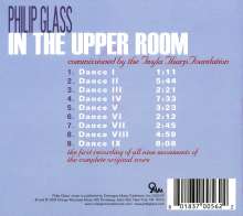 Philip Glass (geb. 1937): In The Upper Room (Filmmusik zum Ballett), CD