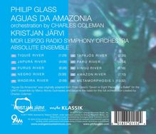 Philip Glass (geb. 1937): Aguas da Amazonia (orchestriert von Charles Coleman), CD