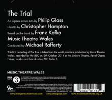 Philip Glass (geb. 1937): The Trial, 2 CDs