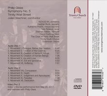 Philip Glass (geb. 1937): Symphonie Nr.5, 2 CDs und 1 DVD