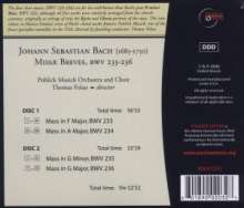 Johann Sebastian Bach (1685-1750): Messen BWV 233-236 (Lutherische Messen), 2 CDs