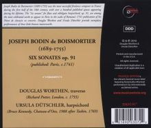 Joseph Bodin de Boismortier (1689-1755): Sonaten für Flöte &amp; Bc.op.91 Nr.1-6, CD