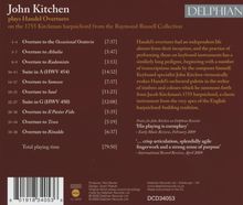 John Kitchen plays Händel Overtures, CD