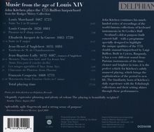 Music from the age of Louis XIV, CD