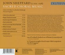 John Sheppard (1515-1560): Geistliche Chormusik, CD