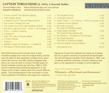 Tobias Hume (1569-1645): A Scottish Soldier - Lieder und Instrumentalmusik, CD