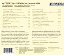 Tobias Hume (1569-1645): A Scottish Soldier - Lieder und Instrumentalmusik, CD