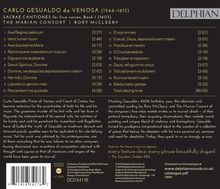 Carlo Gesualdo von Venosa (1566-1613): Sacrae Cantiones I, CD