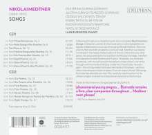 Nikolai Medtner (1880-1951): Lieder, 2 CDs