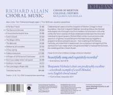 Richard Allain (geb. 1965): Chorwerke, CD