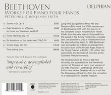 Ludwig van Beethoven (1770-1827): Werke für Klavier 4-händig, CD