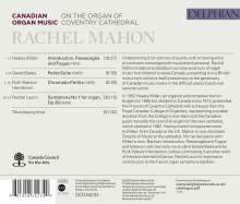 Rachel Mahon - Canadian Organ Music, CD