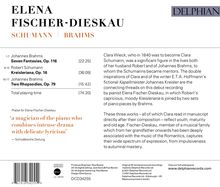 Elena Fischer-Dieskau - Schumann / Brahms, CD