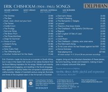 Eric Chisholm (1904-1965): Lieder, CD