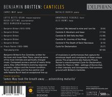 Benjamin Britten (1913-1976): Canticles opp.40,51,55,86,89, CD