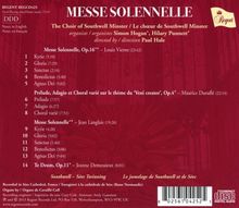 Louis Vierne (1870-1937): Messe solennelle für 2 Orgeln &amp; Chor op.16, CD