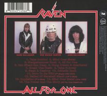 Raven: All For One, CD