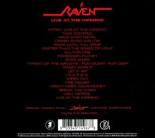 Raven: Live At The Inferno, CD