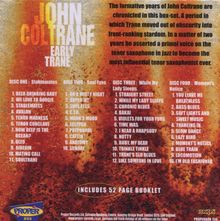 John Coltrane (1926-1967): Early Trane, 4 CDs