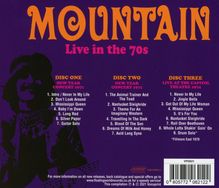 Mountain: Live In The 70s, 3 CDs