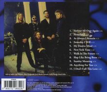 Texte: 1. Forever All Over Again 4:56, 2. Neverland 3:39, 3. As Always I Remain 4:31, bis 11. I Don't Call This Love 4:08. Fünf Männer stehen und sitzen, im Hintergrund Säulen.