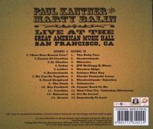 Paul Kantner &amp; Marty Balin: Great American Music Hall, 2 CDs