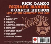 Richard Danko, Richard Manuel &amp; Garth Hudson: Live At The Lonestar NYC 1985, CD