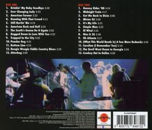Texte: Disc One listet 13 Songs, darunter "Drinkin' My Baby Goodbye" und "Jitterbug". Disc Two hat auch 13 Songs, wie "Uneasy Rider '88" und "Cowboy Hat In Dallas". 

Darunter eine Konzertszene mit Musikern auf der Bühne.