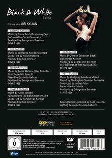 Nederlands Dans Theater:Black &amp; White (Ballette), DVD