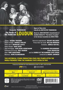 Krzysztof Penderecki (1933-2020): Die Teufel von Loudun, DVD