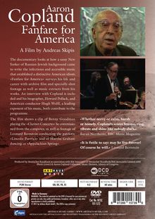 Aaron Copland (1900-1990): Aaron Copland - Fanfare for America (Dokumentation), DVD