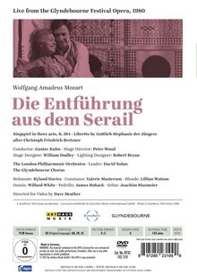 Wolfgang Amadeus Mozart (1756-1791): Die Entführung aus dem Serail, DVD