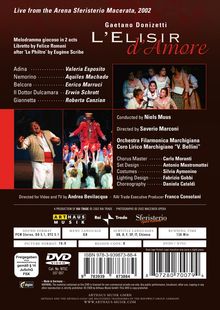 Gaetano Donizetti (1797-1848): L'elisir d'amore, DVD