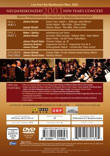 Das Neujahrskonzert Wien 2003, DVD