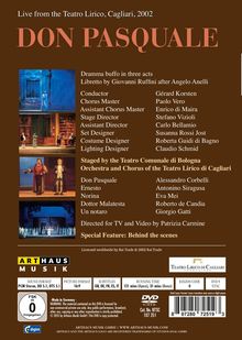 Gaetano Donizetti (1797-1848): Don Pasquale, DVD