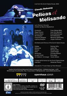 Claude Debussy (1862-1918): Pelleas und Melisande, 2 DVDs