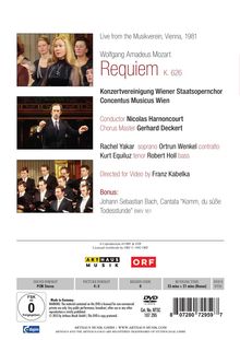 Wolfgang Amadeus Mozart (1756-1791): Requiem KV 626, DVD