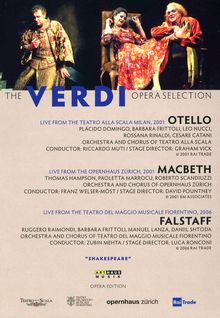 Giuseppe Verdi (1813-1901): The Verdi Opera Selection "Shakespeare", 3 DVDs