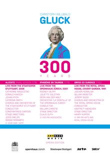 Christoph Willibald Gluck (1714-1787): Christoph Willibald Gluck - 300 Years (3 Opern-Gesamtaufnahmen auf DVD), 3 DVDs
