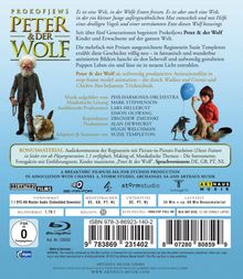 Serge Prokofieff (1891-1953): Filmmusik: Peter und der Wolf op.67 (Animationsfilm), Blu-ray Disc