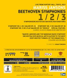 Ludwig van Beethoven (1770-1827): Symphonien Nr.1-3, Blu-ray Disc