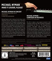 Michael Nyman (geb. 1944): Michael Nyman - Composer in Progress/In Concert, Blu-ray Disc